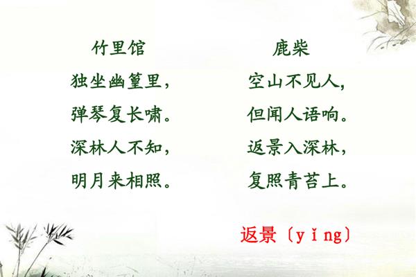 鹿柴是一首什么诗