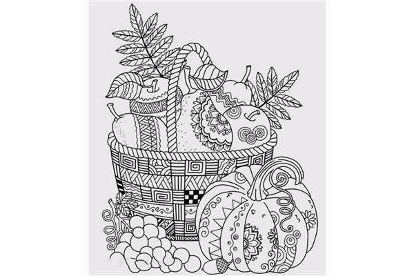 线描画儿童画