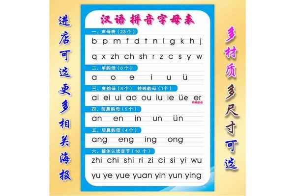 一年级拼音字母