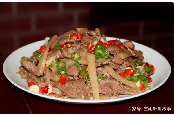 酸笋炒牛肉
