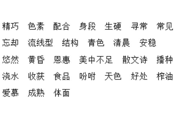 美中不足近义词