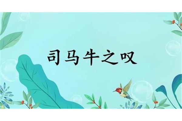 司马牛之叹