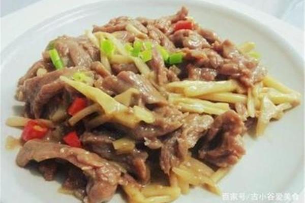 酸笋炒牛肉