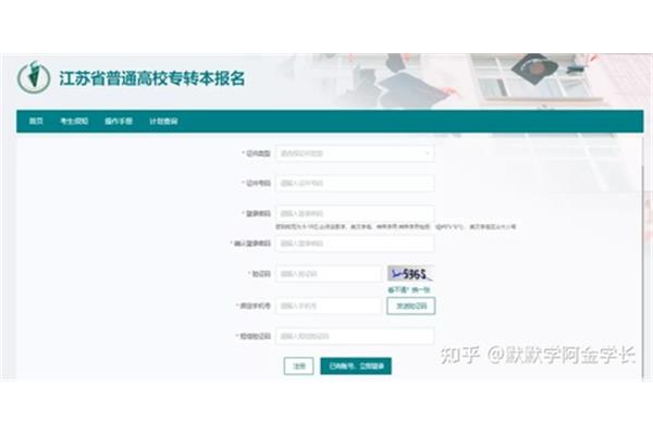 江苏专转本报名