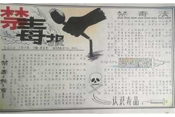 防毒手抄报