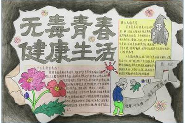 防毒手抄报