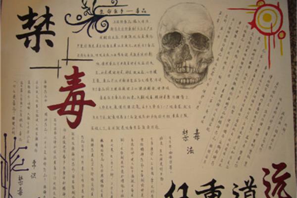 防毒手抄报