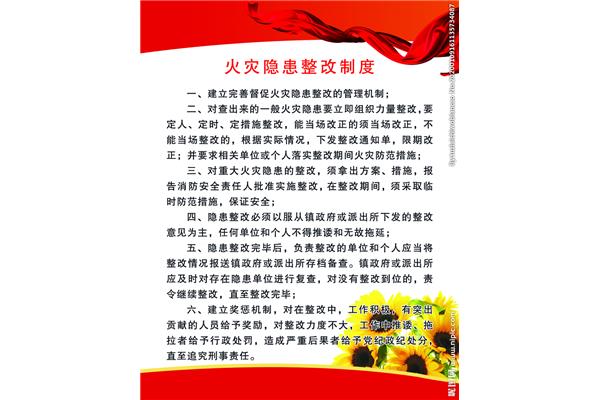 火灾隐患整改制度