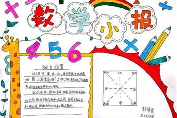 数学简单手抄报