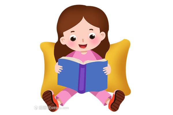 看书的女孩