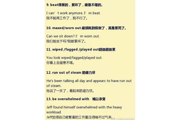 疲倦不堪的意思