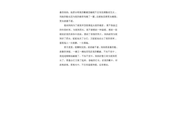 灯光作文600字