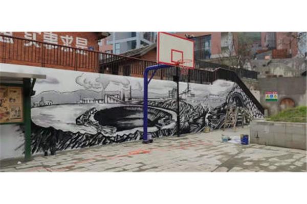 墙体手绘画
