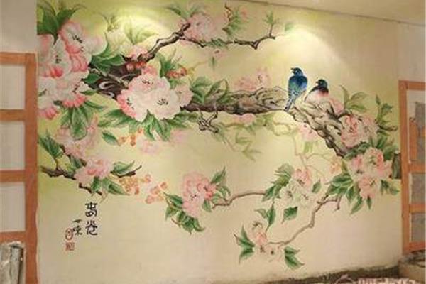 墙体手绘画