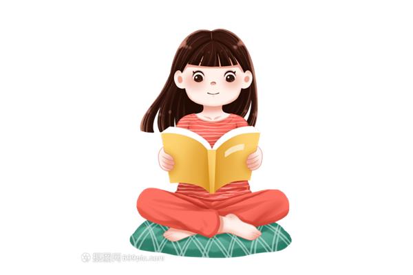 看书的女孩