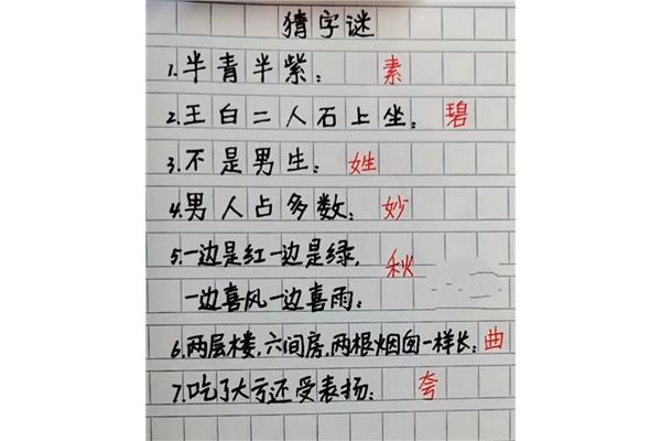 世界上最难的字谜