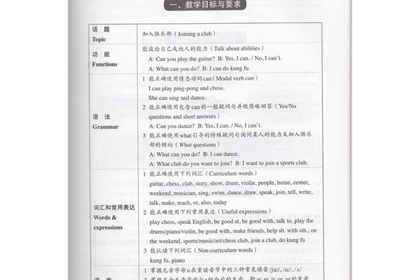 目标的英语
