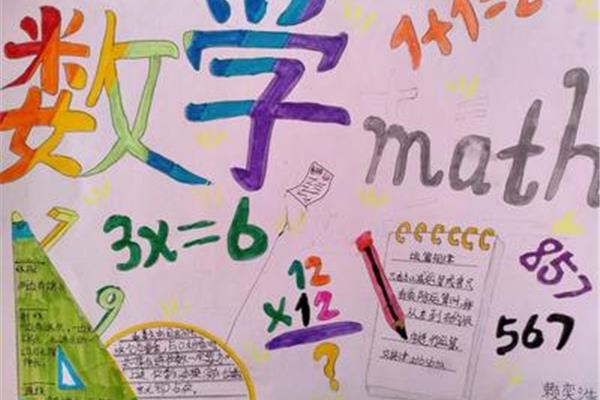 数学简单手抄报