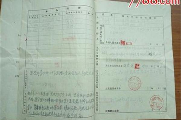 共青团入团志愿书
