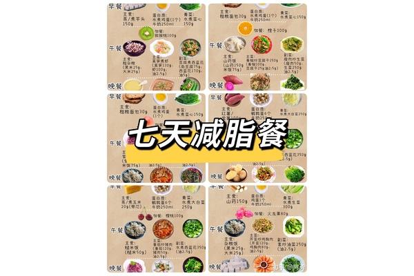 一日三餐食谱