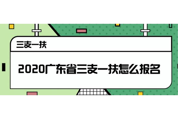 三支一扶怎么报名