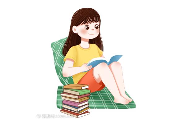 看书的女孩