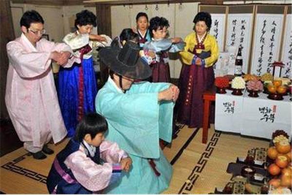 韩国春节习俗