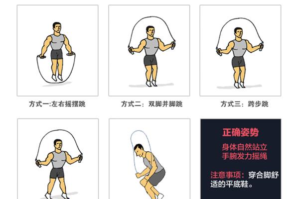 跳绳前的热身运动