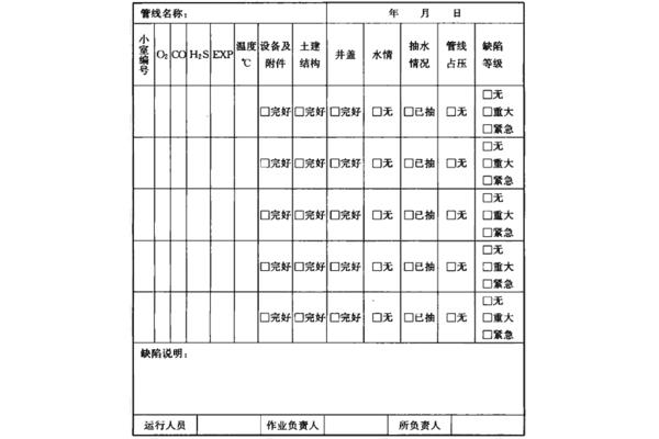 设备维护记录表