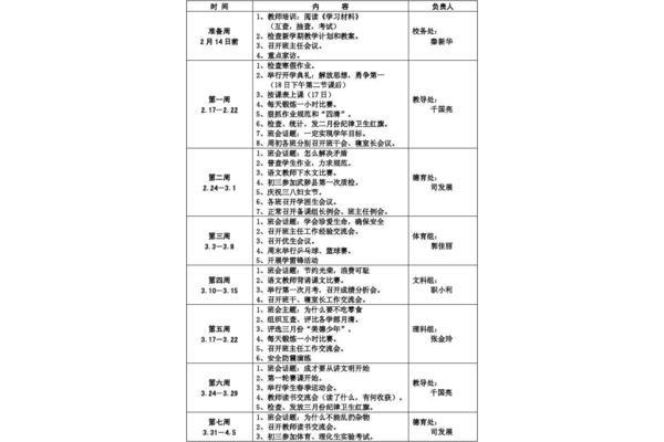 学校行事历