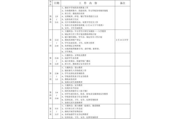 学校行事历