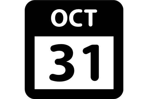 10月31日