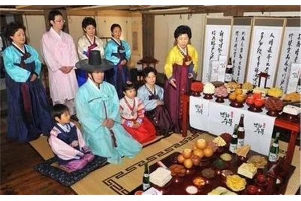 韩国春节习俗