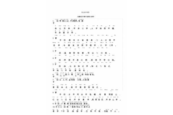 论语十二章全文