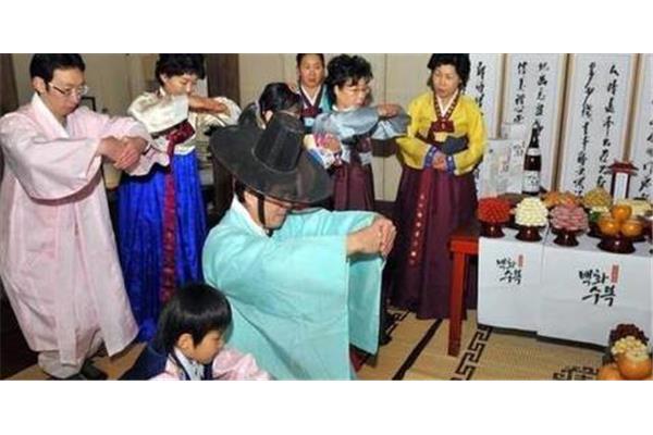 韩国春节习俗
