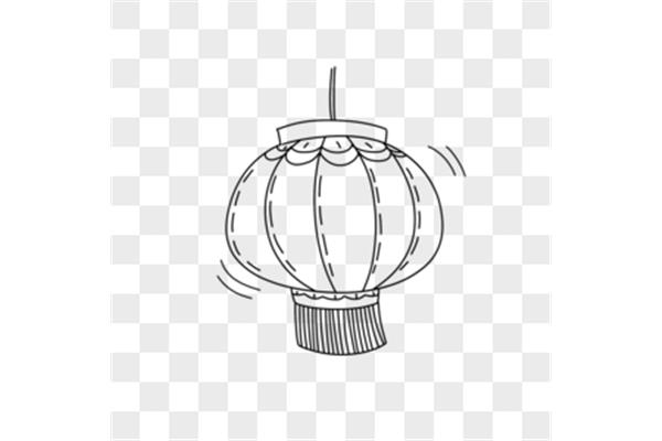 画灯笼简笔画