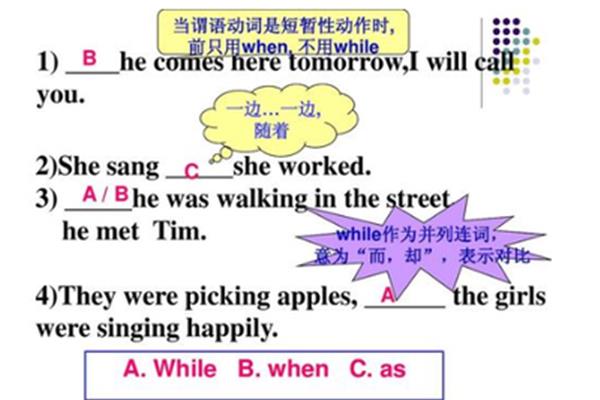 while的用法
