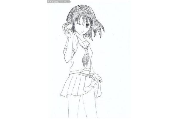简单的人物画