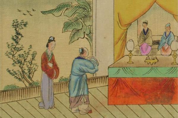 丁兰刻木的故事