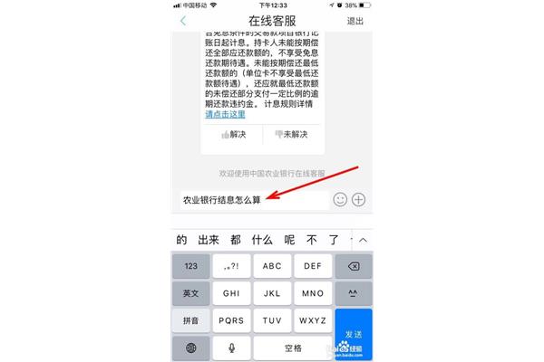农业银行在线客服