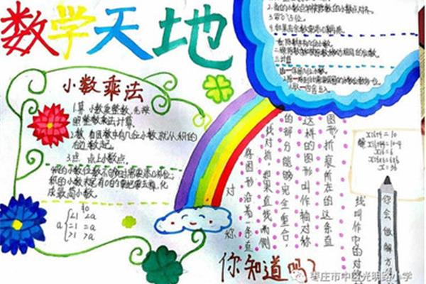 数学小知识手抄报