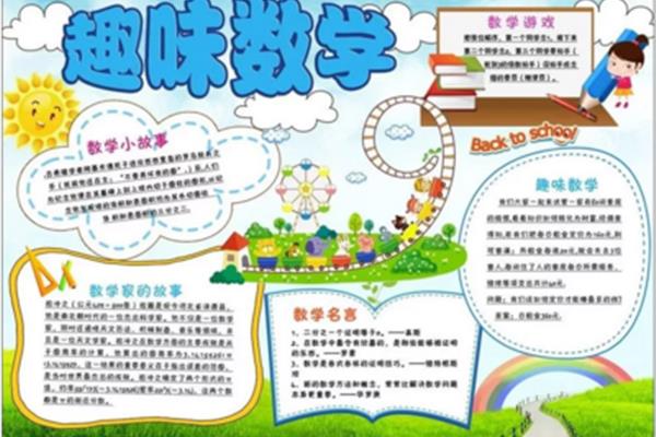 数学小知识手抄报