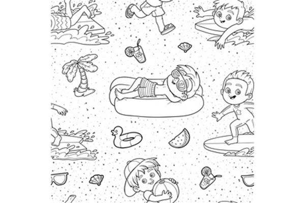 夏天的图画