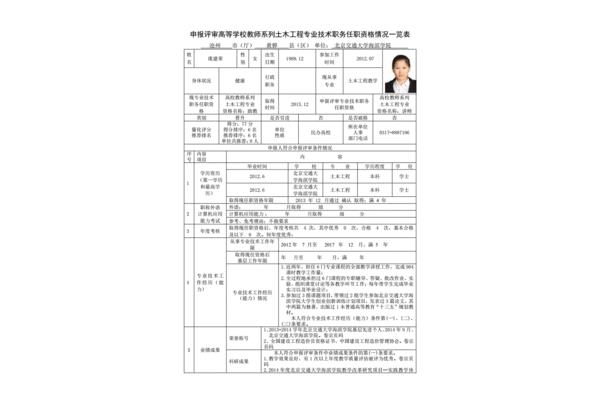 高级专业技术职务