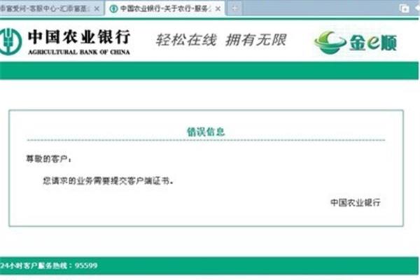 农业银行在线客服