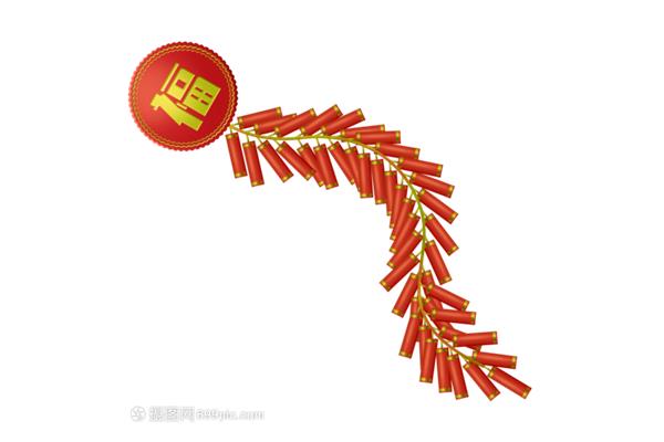 中国红鞭炮