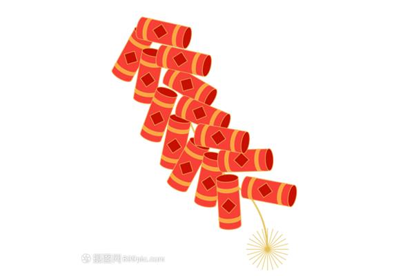 中国红鞭炮