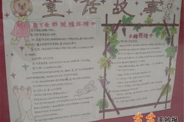 童话天地手抄报