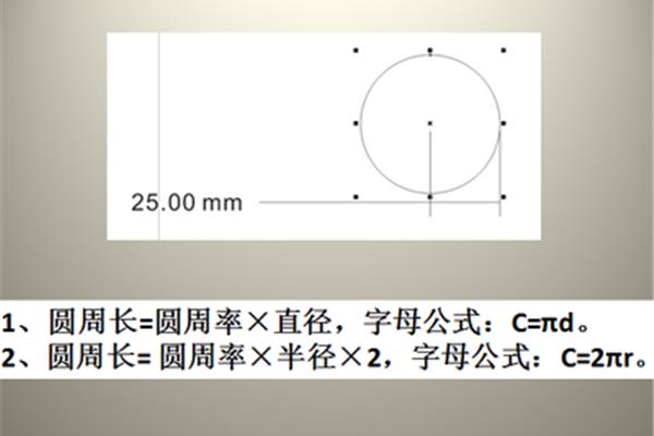 圆周长怎么计算