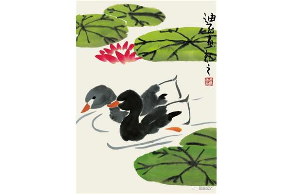 国画图片简单儿童